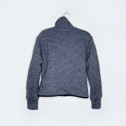 lululemon forever warm reversible quilted bomber jacket - size 4