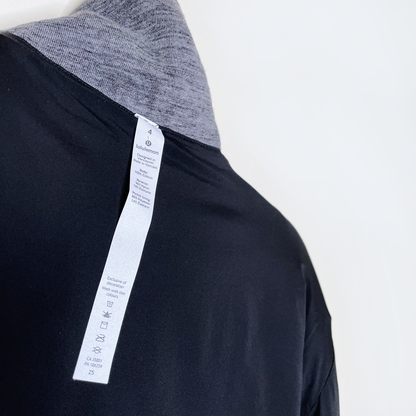 lululemon forever warm reversible quilted bomber jacket - size 4