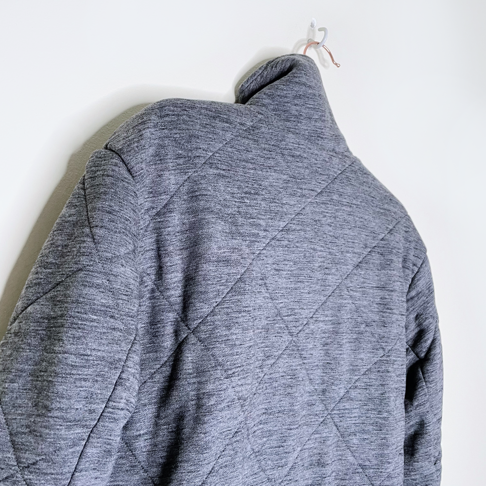 lululemon forever warm reversible quilted bomber jacket - size 4