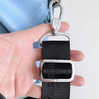 vintage lululemon retro blue bowling gym travel bag