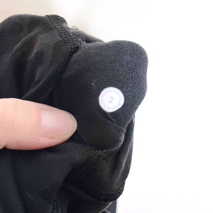 2020 lululemon wunder under high rise camo tights full on luon - size 2