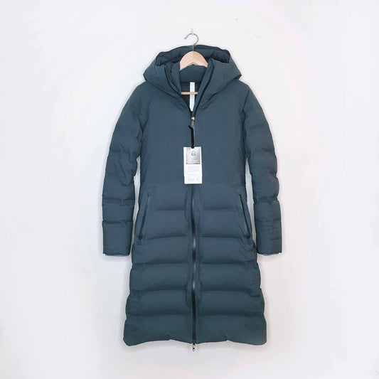 lululemon Sleet Street long down puffer jacket - size 6