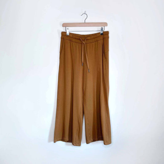 lululemon bound to bliss high rise 7/8 pant in spiced bronze - size 8