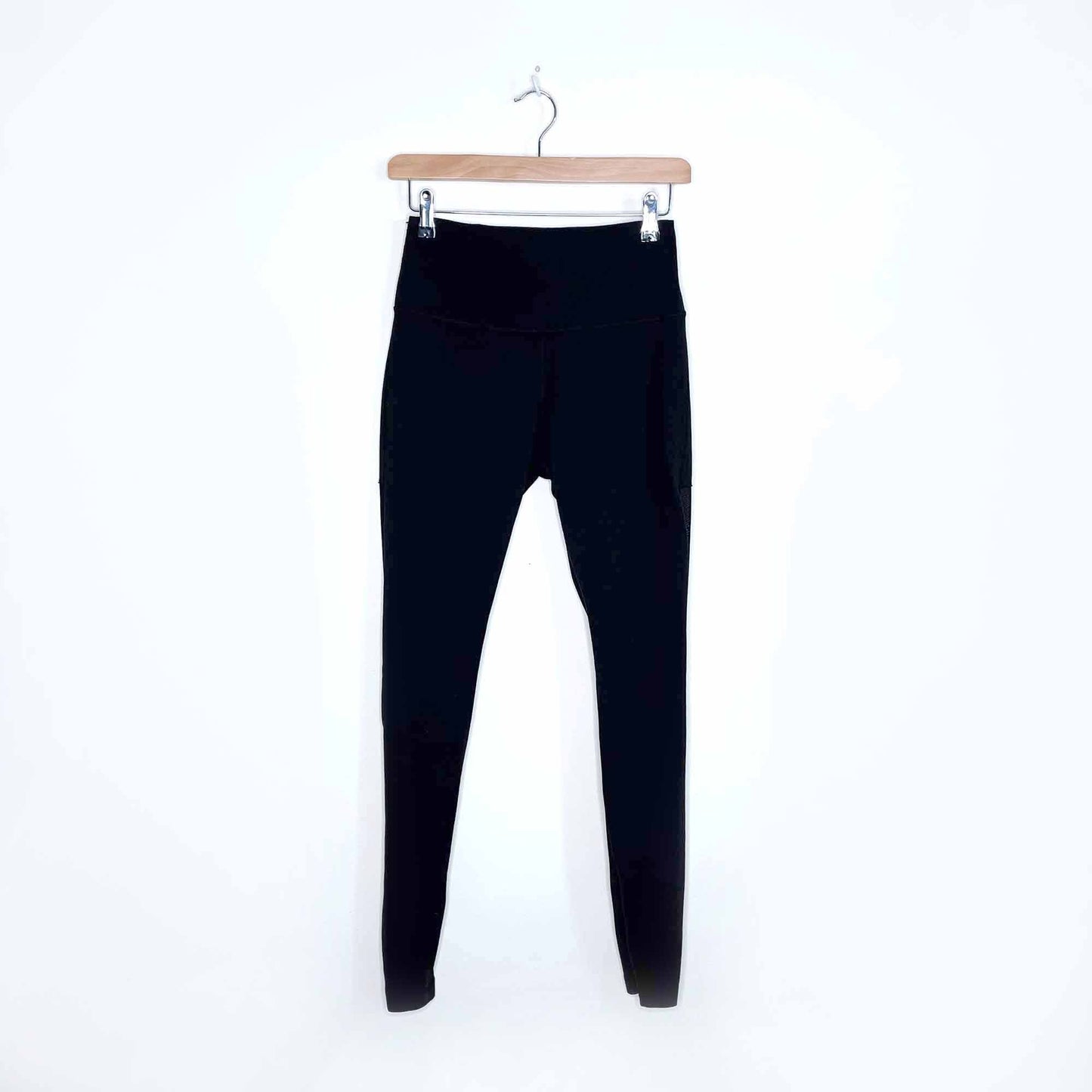 rare lululemon lab high rise wunder under mesh back leggings - size 6