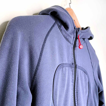 lululemon stretch zip up hooded sweatshirt - size 4