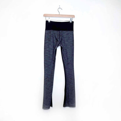lululemon groove panelled bootcut flare yoga pants - size 4