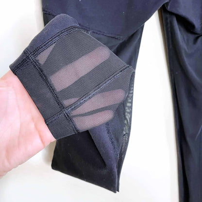 rare lululemon lab high rise wunder under mesh back leggings - size 6