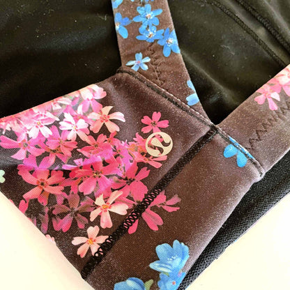 lululemon in a flash petal pop sports bra - size 8