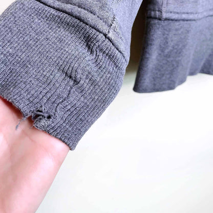 lululemon heather grey scuba hoodie with lime logo - size 6