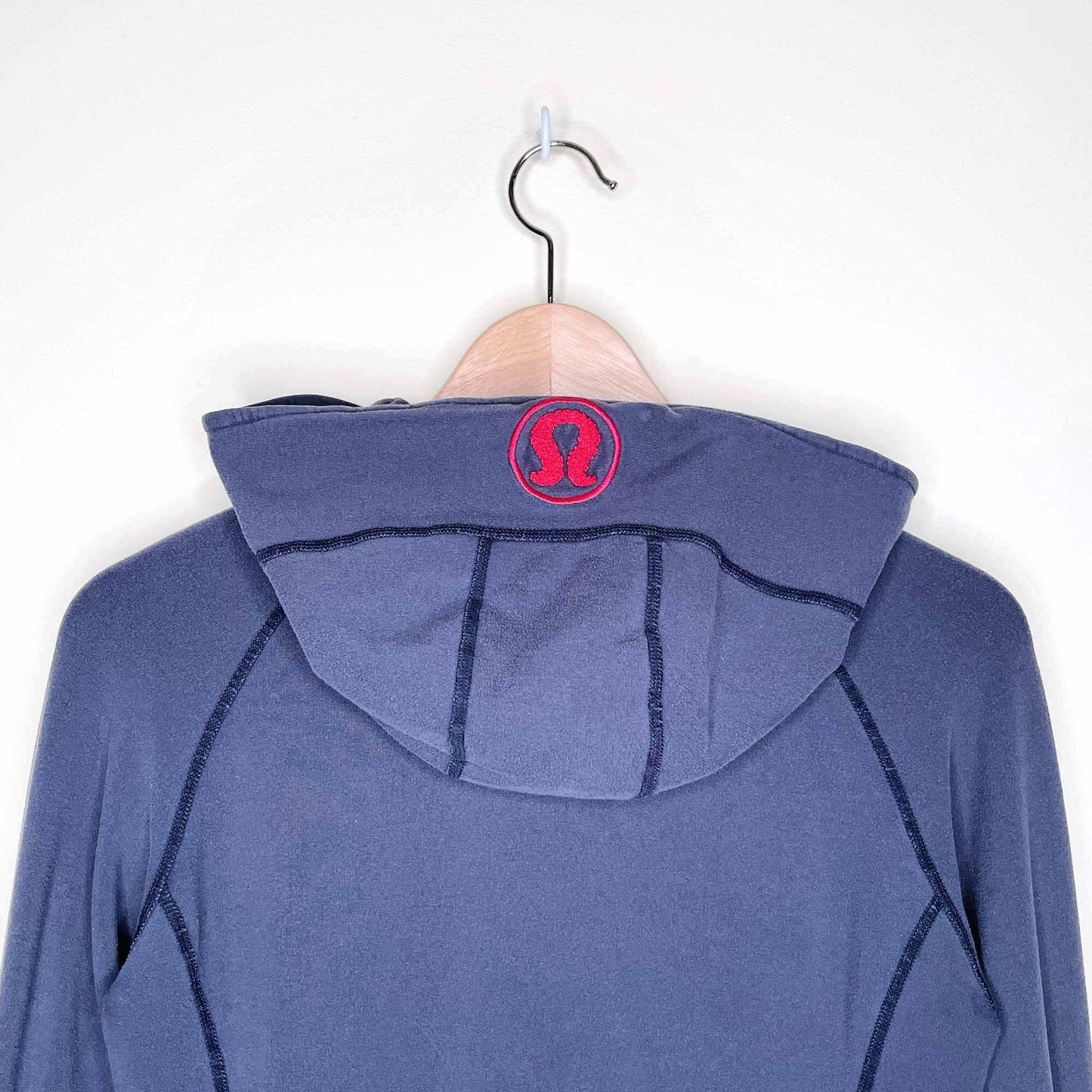 lululemon stretch zip up hooded sweatshirt - size 4