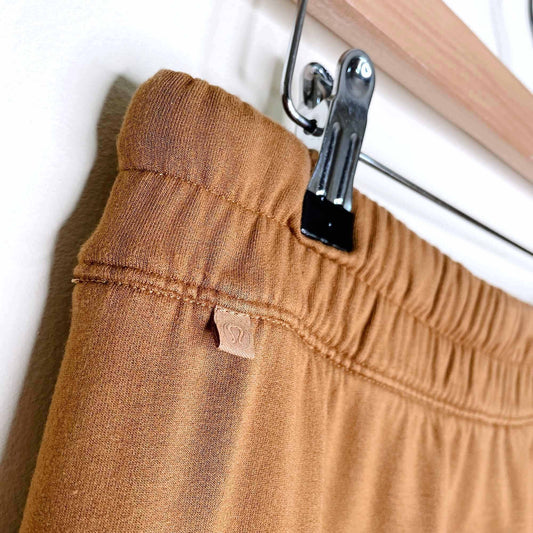 lululemon bound to bliss high rise 7/8 pant in spiced bronze - size 8