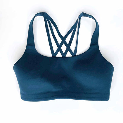 lululemon laser cut focused padded sports bra - 8 B/C