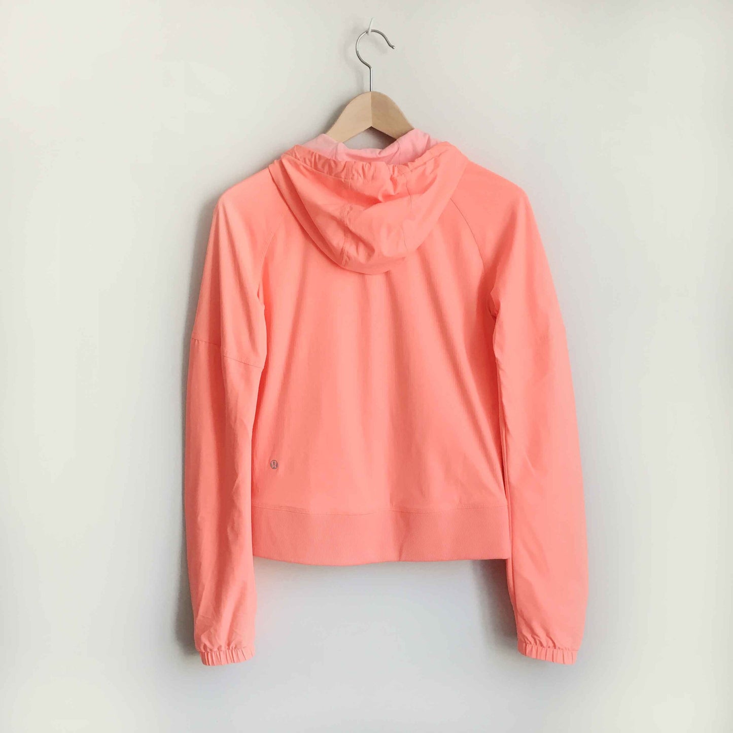 lululemon street to studio pop orange jacket - size 4