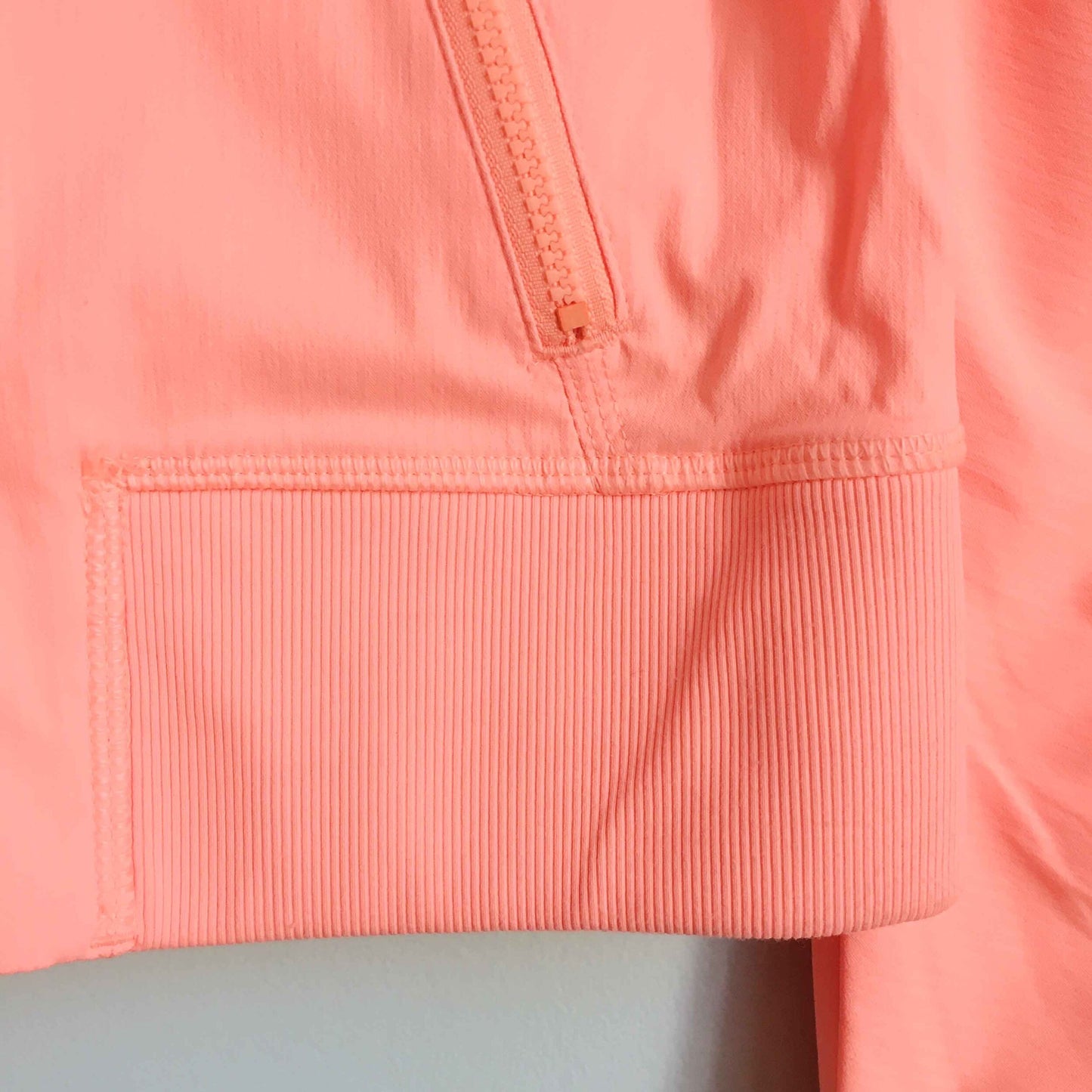 lululemon street to studio pop orange jacket - size 4