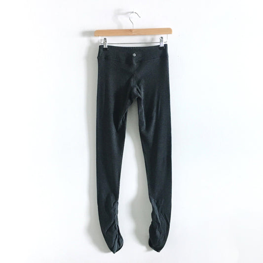 lululemon ribbed ruched leggings - size 4