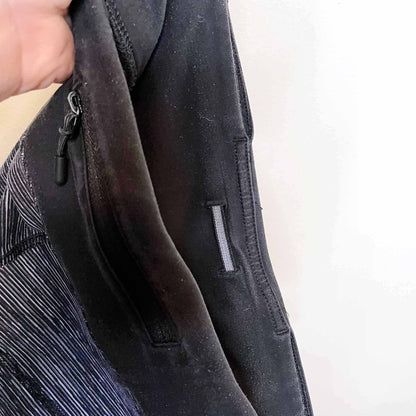 lululemon bootcut ribbed panel yoga pants - size 4