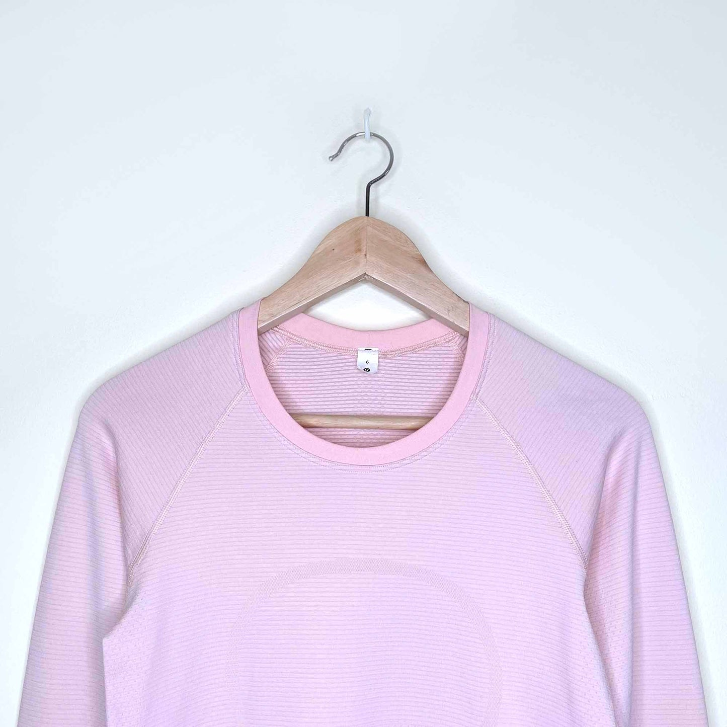 lululemon swiftly tech long sleeve shirt 2.0 race length - size 6