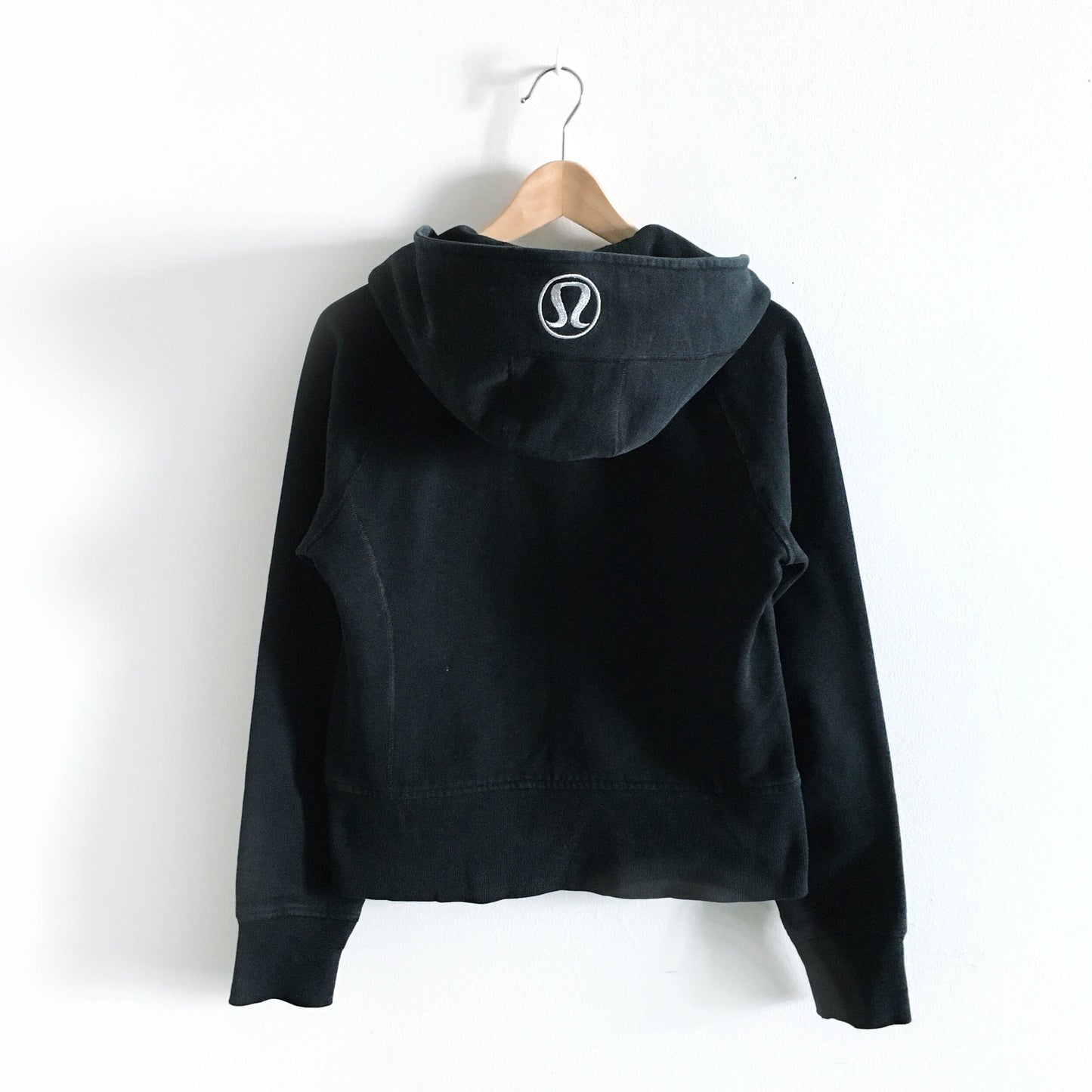 lululemon black scuba hoodie - size 4/6