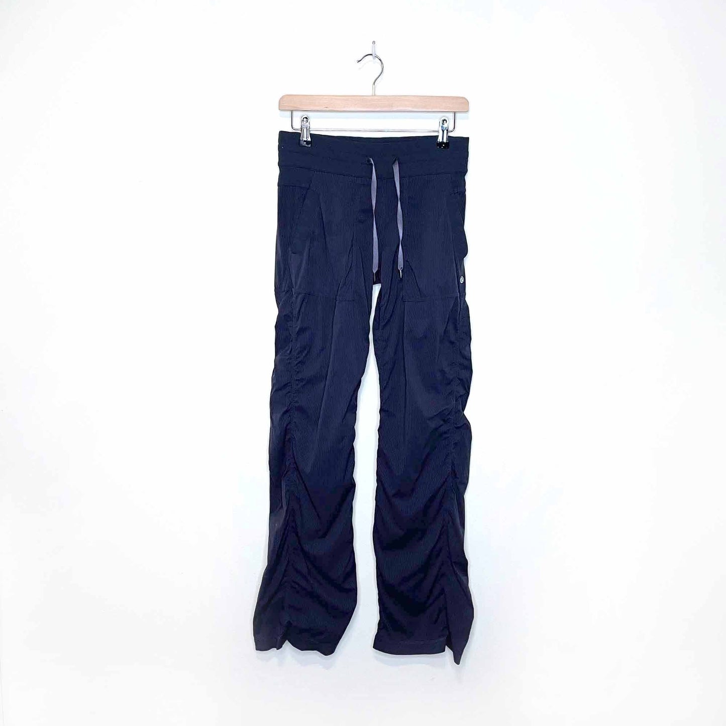 lululemon grey studio dance pants - size 4