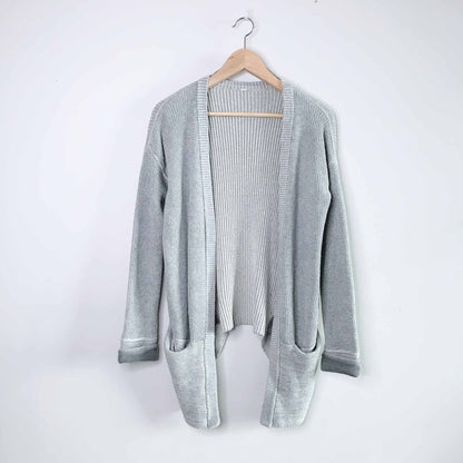 lululemon vestigan double waterfall cardigan - size 6/8