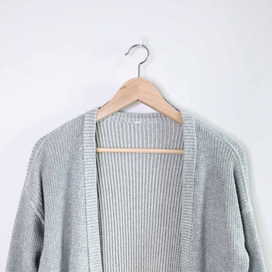 lululemon vestigan double waterfall cardigan - size 6/8