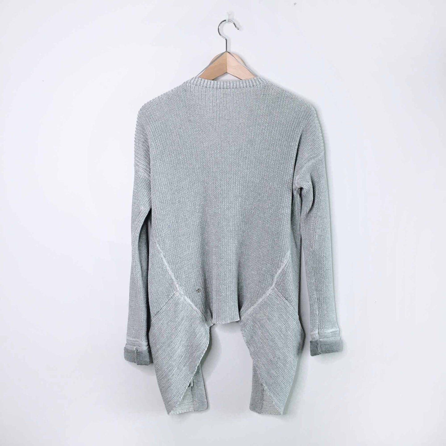 lululemon vestigan double waterfall cardigan - size 6/8