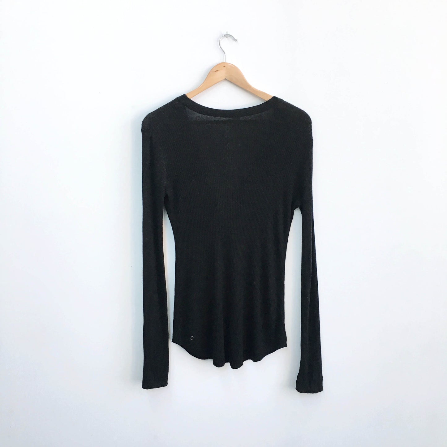 lululemon ribbed snap button long sleeve - size 8