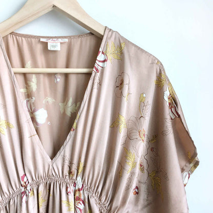 Anthropologie Lux silk kimono top - size Large