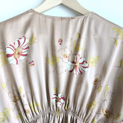 Anthropologie Lux silk kimono top - size Large