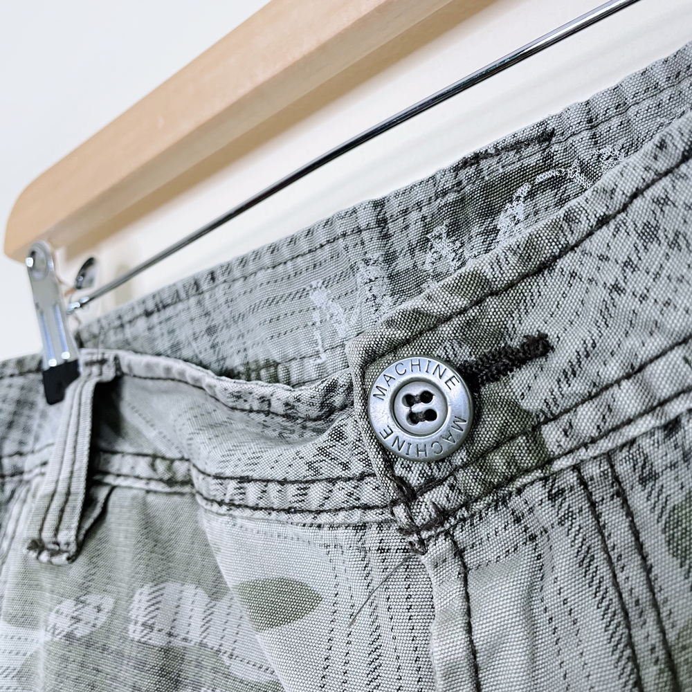 vintage y2k machine camo cargo pants - size 36 M