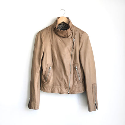 Mackage Aritzia Kenya leather moto jacket - size Medium
