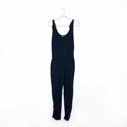 madewell tie-shoulder jumpsuit - size small