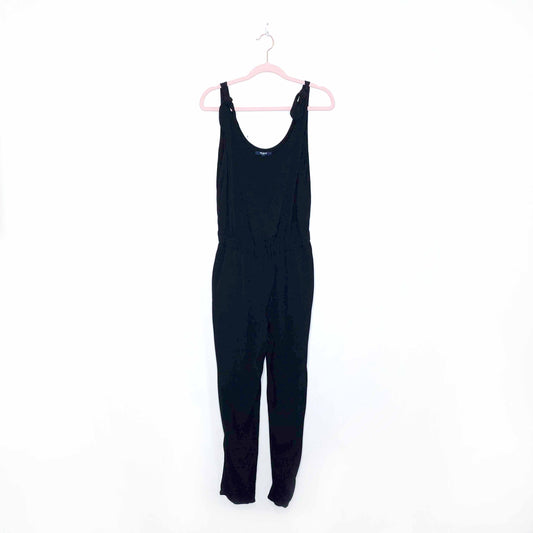 madewell tie-shoulder jumpsuit - size small