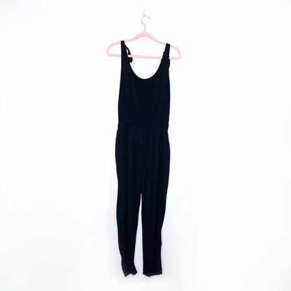 madewell tie-shoulder jumpsuit - size small