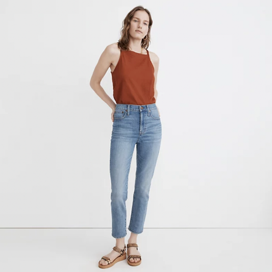 madewell the perfect vintage crop jean - size 30