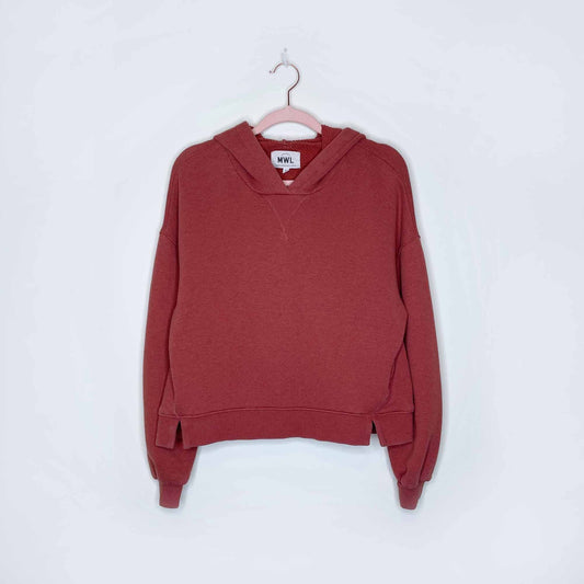 madewell mwl airterry hoodie - size xs