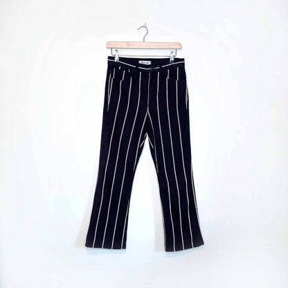 madewell high rise cali demi-boot jeans in elsie stripe - size 26