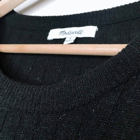 Madewell wool-blend relaxed crewneck sweater - size Small