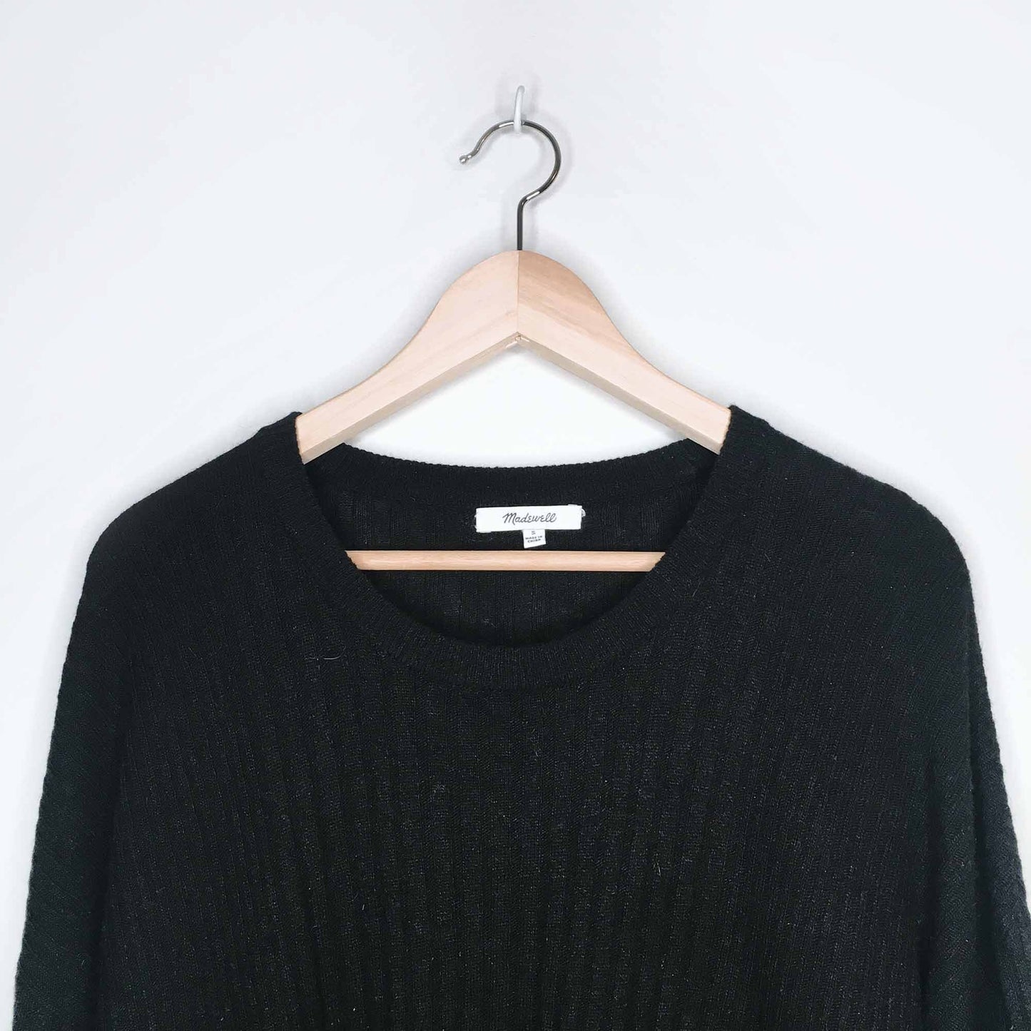 Madewell wool-blend relaxed crewneck sweater - size Small