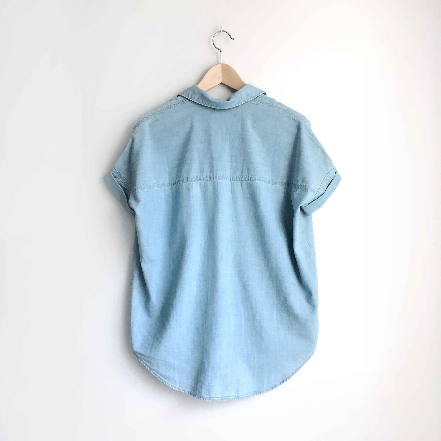 Madewell Chambray Courier Shirt - size xxs