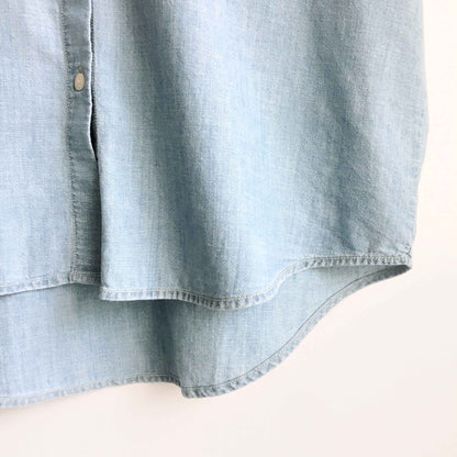 Madewell Chambray Courier Shirt - size xxs
