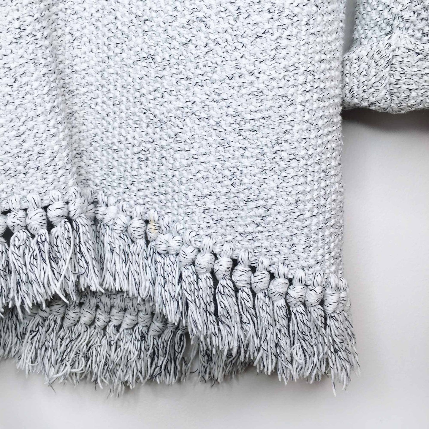 Madewell Memento fringe open cardigan - size Small