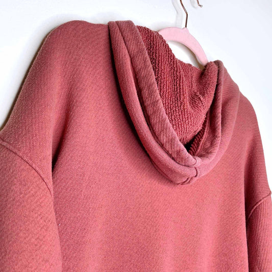 madewell mwl airterry hoodie - size xs