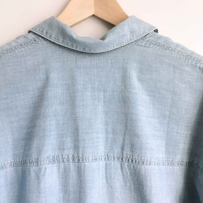 Madewell Chambray Courier Shirt - size xxs