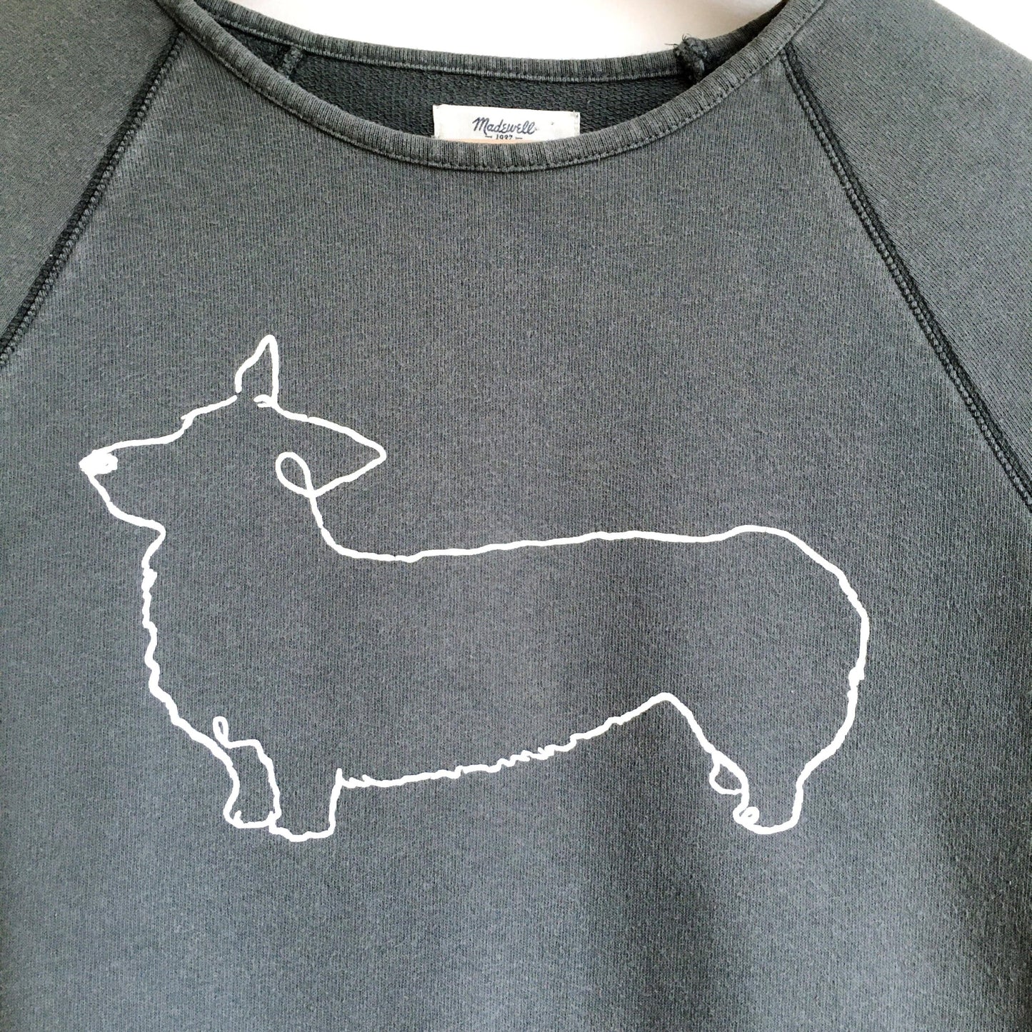 Madewell Corgi Sweatshirt - size xxs