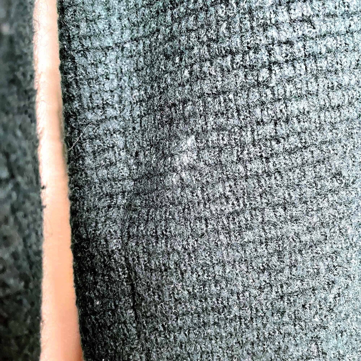madewell southfield mockneck wool-blend waffle sweater - size medium