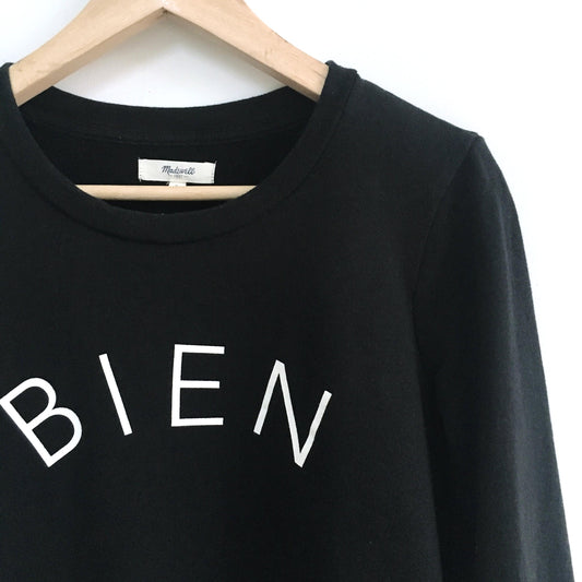 Madewell Bien Fait Crewneck - size Small