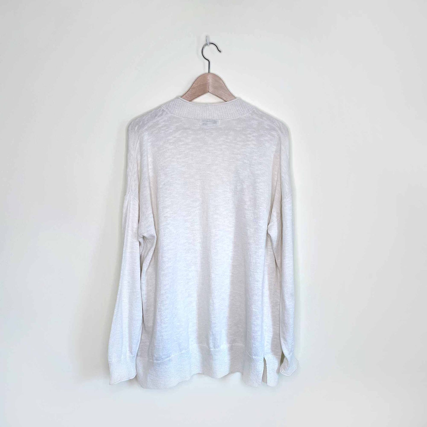 madewell marled bradley cardigan sweater - size large