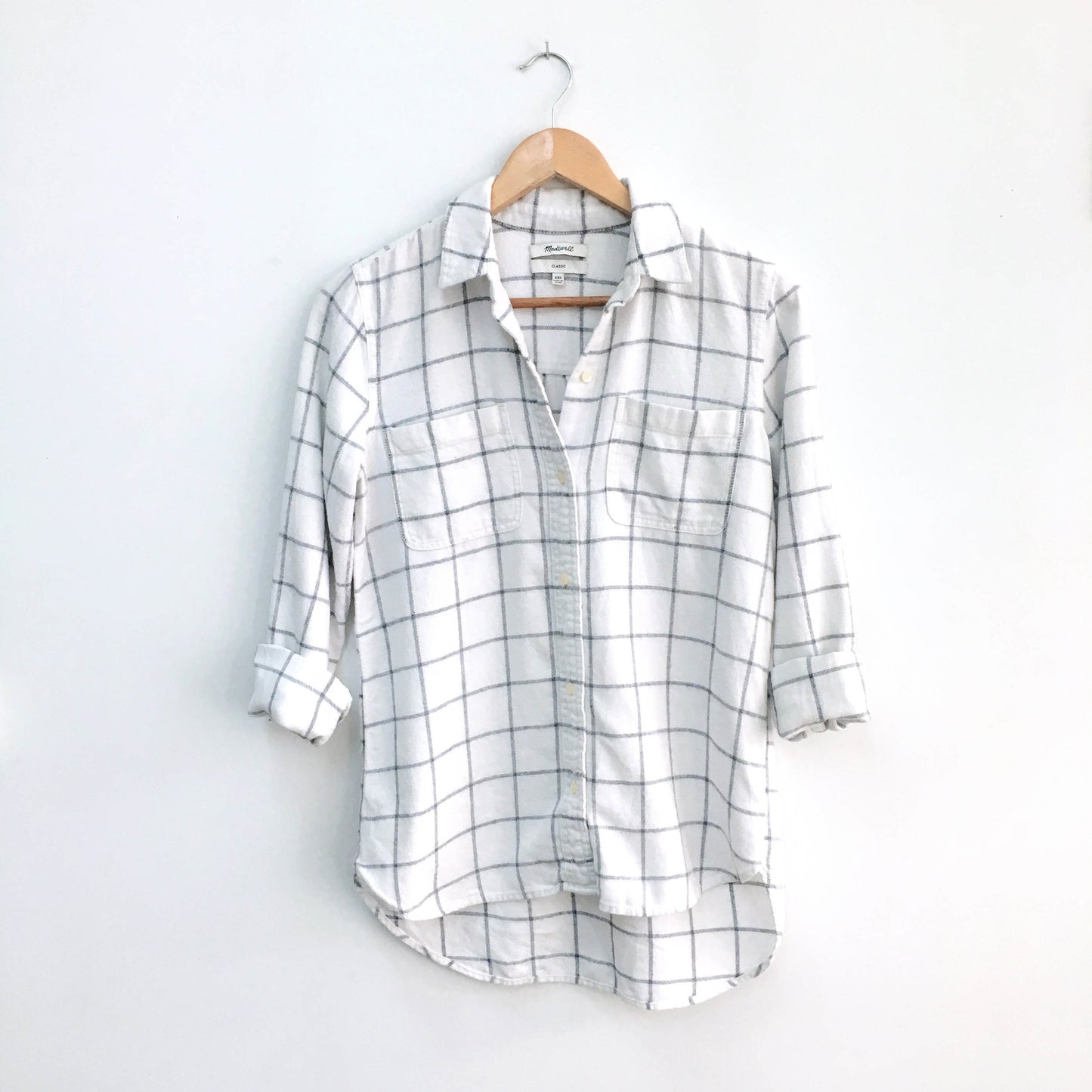 Madewell Classic Ex-Boyfriend Flannel - size xxs