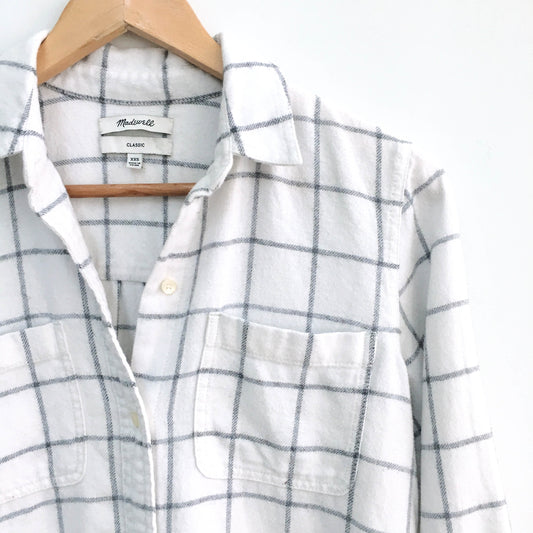 Madewell Classic Ex-Boyfriend Flannel - size xxs